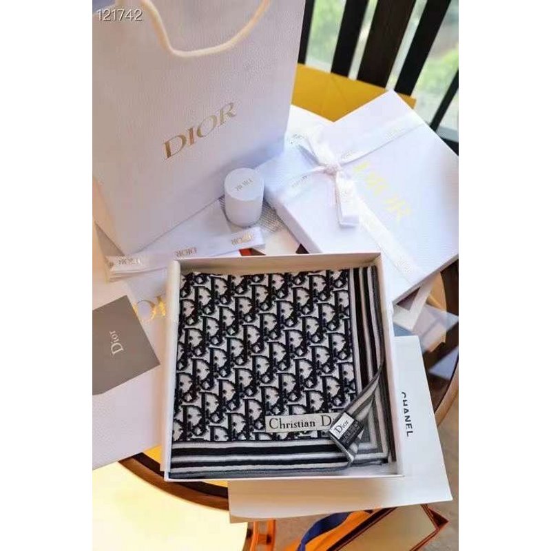 Dior Silk Cashmere Square Scarf SS001002