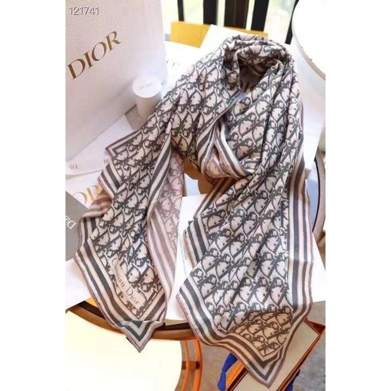 Shawl Dior Headband Scarf Scarf Foulard Tete Dior Silk Scarf