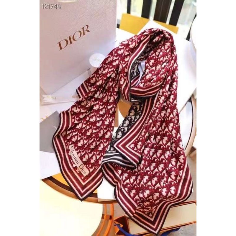 Dior Silk Cashmere Square Scarf SS001004