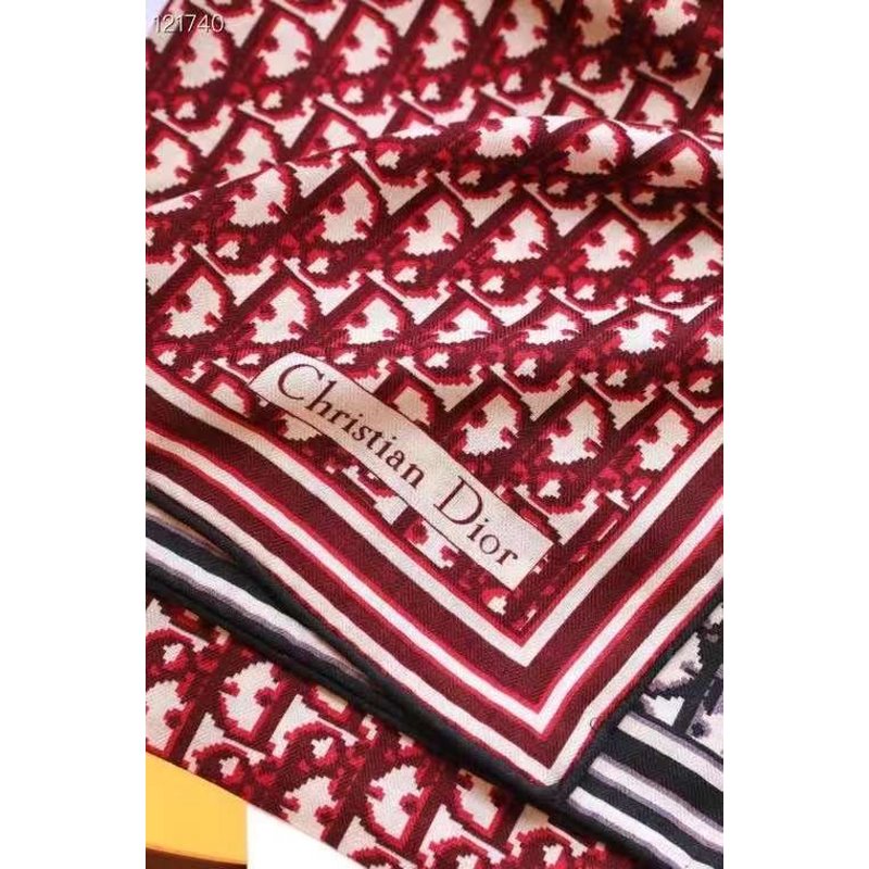 Dior Silk Cashmere Square Scarf SS001004