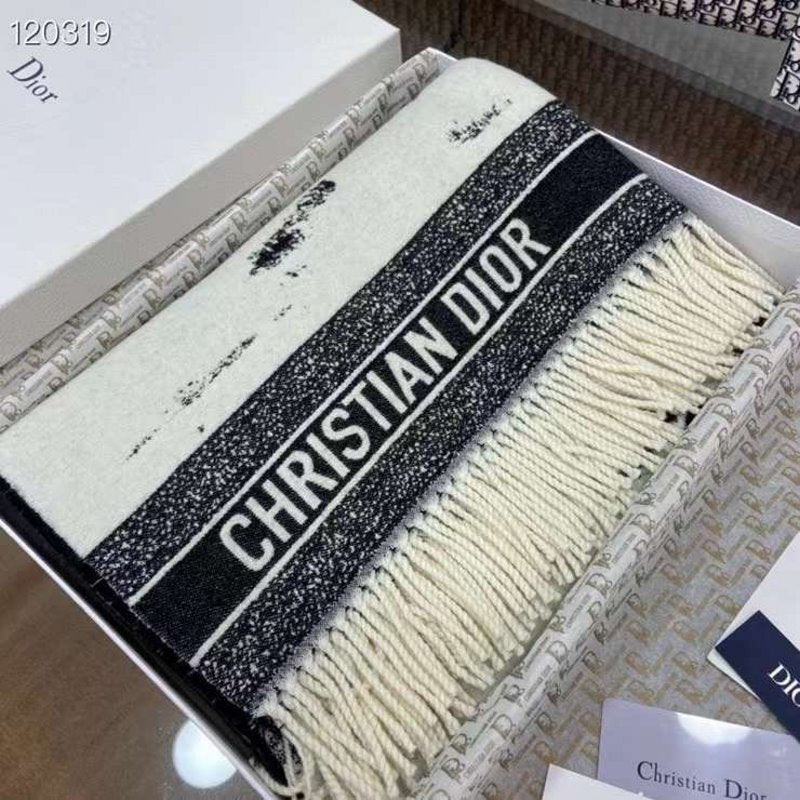 Dior Wool and Cashmere Square Scarf SS001010