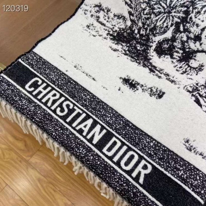 Dior Wool and Cashmere Square Scarf SS001010