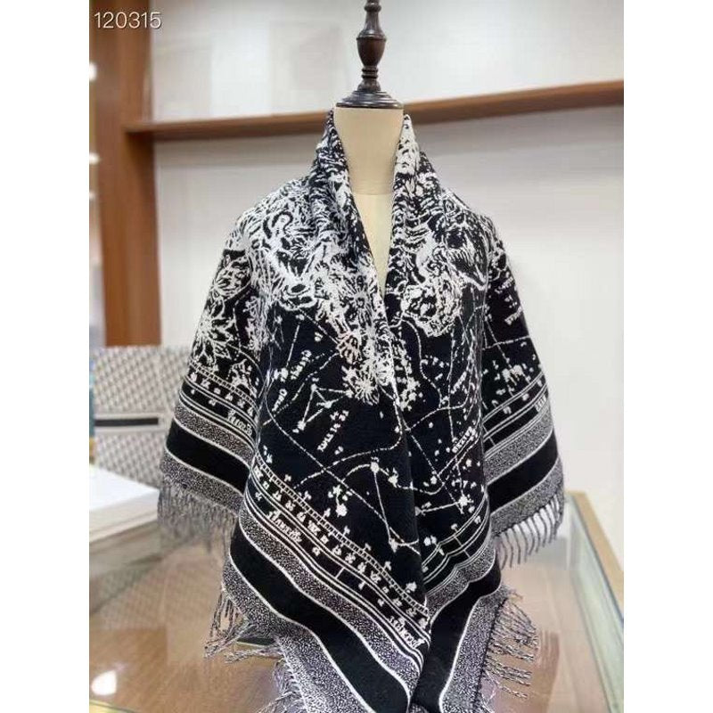 Dior Wool and Cashmere Square Scarf SS001011