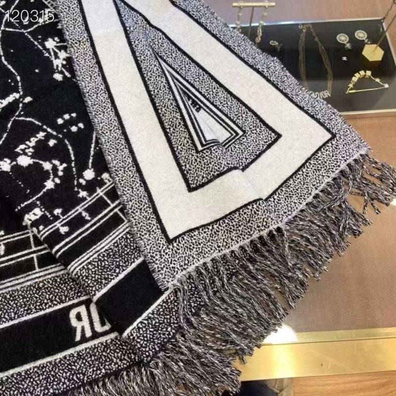 Dior Wool and Cashmere Square Scarf SS001011