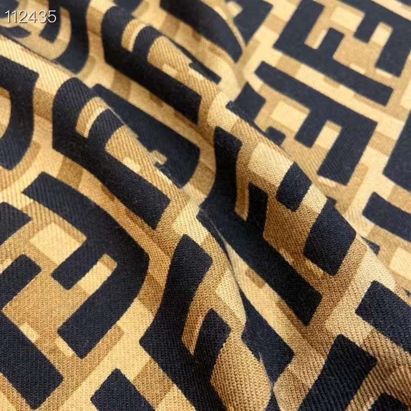 Fendi Wool Cashmere Square Scarf SS001038
