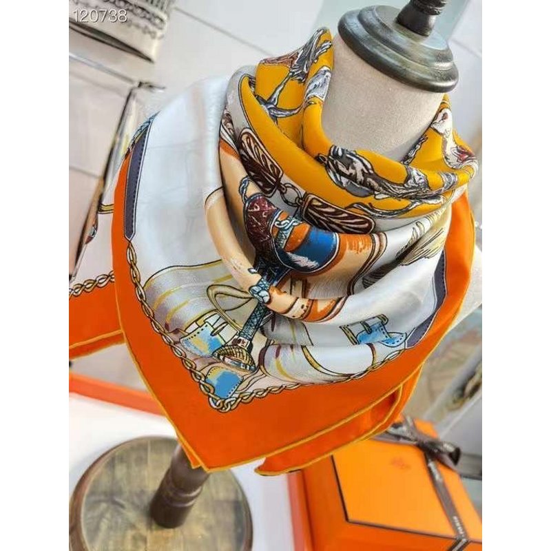 Hermes Muberry Silk Scarf SS001116