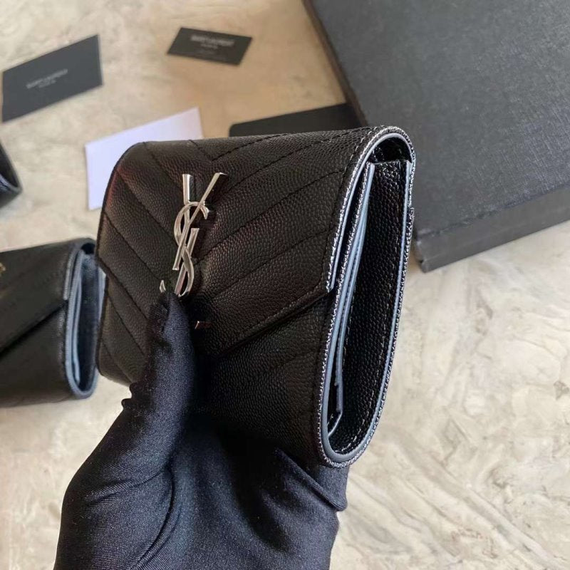 Saint Laurent Caviar Short Wallet WB001349