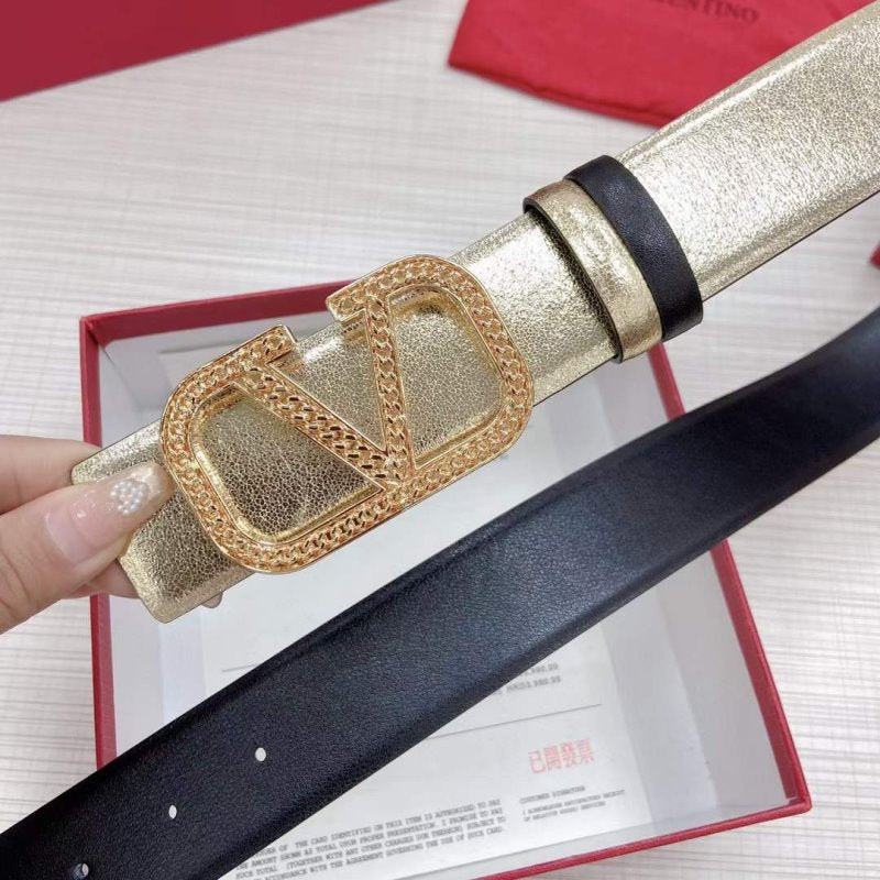 Valentino Garavni V Logo Belt WB001244