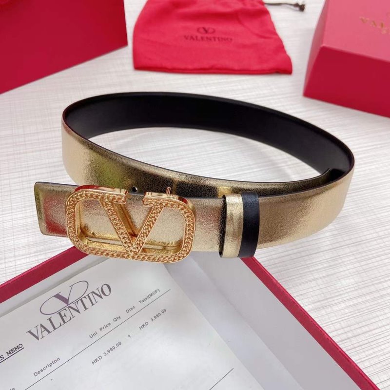 Valentino Garavni V Logo Belt WB001244