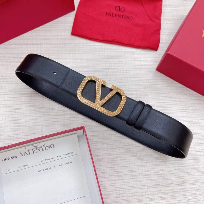 Valentino Garavni V Logo Belt WB001247