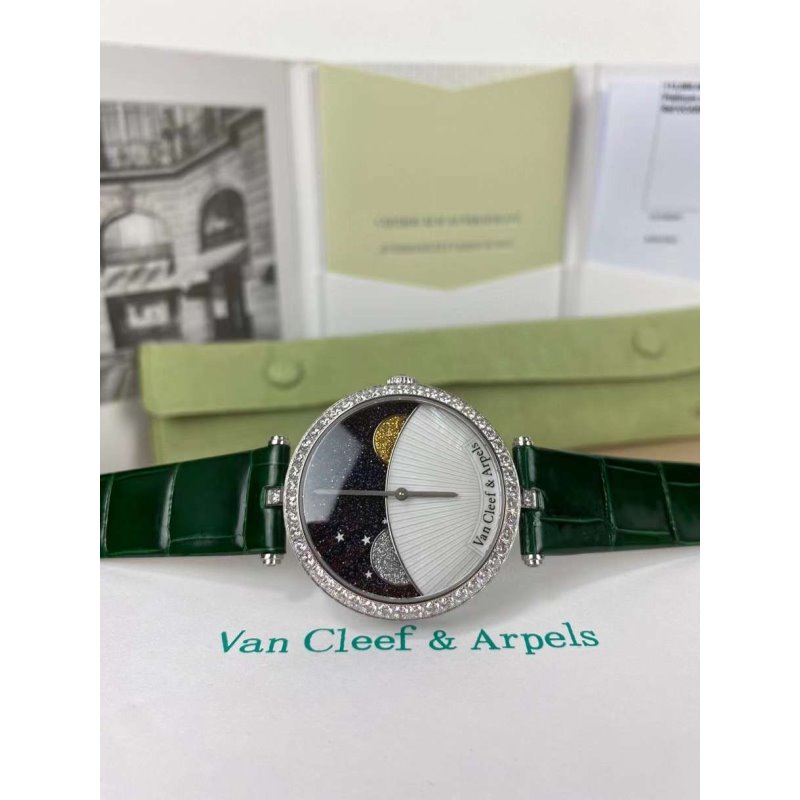 Van Cleef and Arpels Moon and Stars Wrist Watch WAT02267