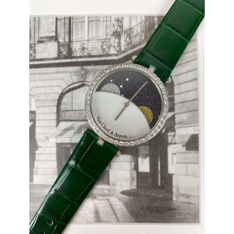 Van Cleef and Arpels Moon and Stars Wrist Watch WAT02267
