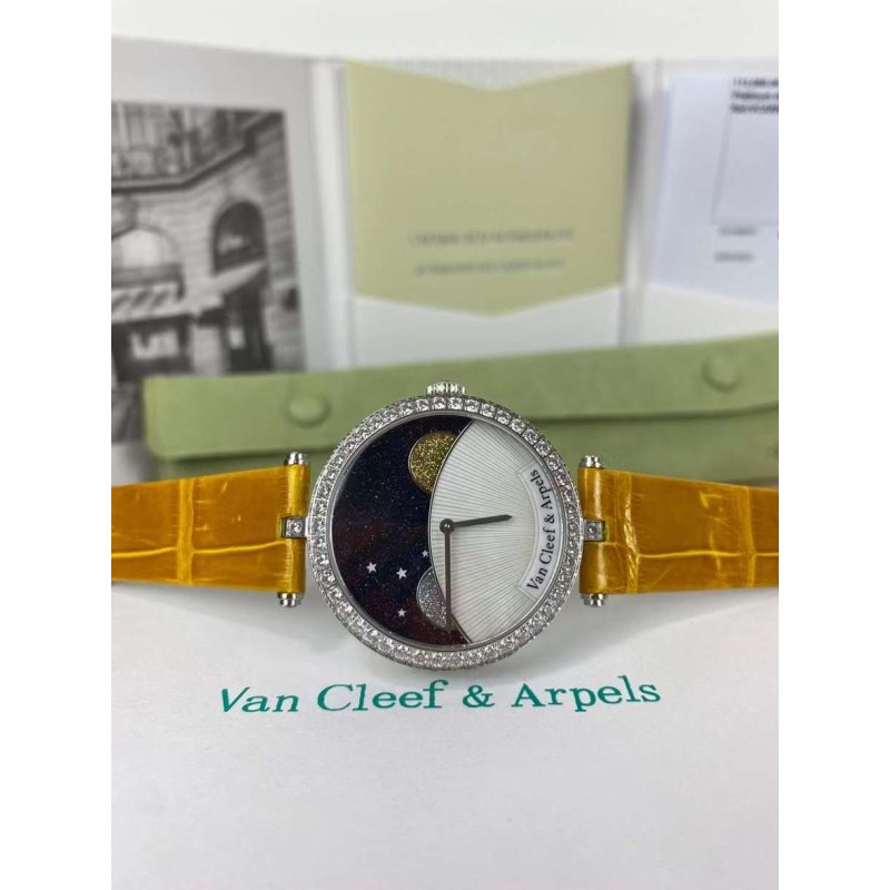 Van Cleef and Arpels Moon and Stars Wrist Watch WAT02268