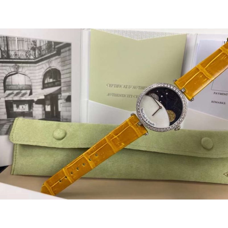 Van Cleef and Arpels Moon and Stars Wrist Watch WAT02268