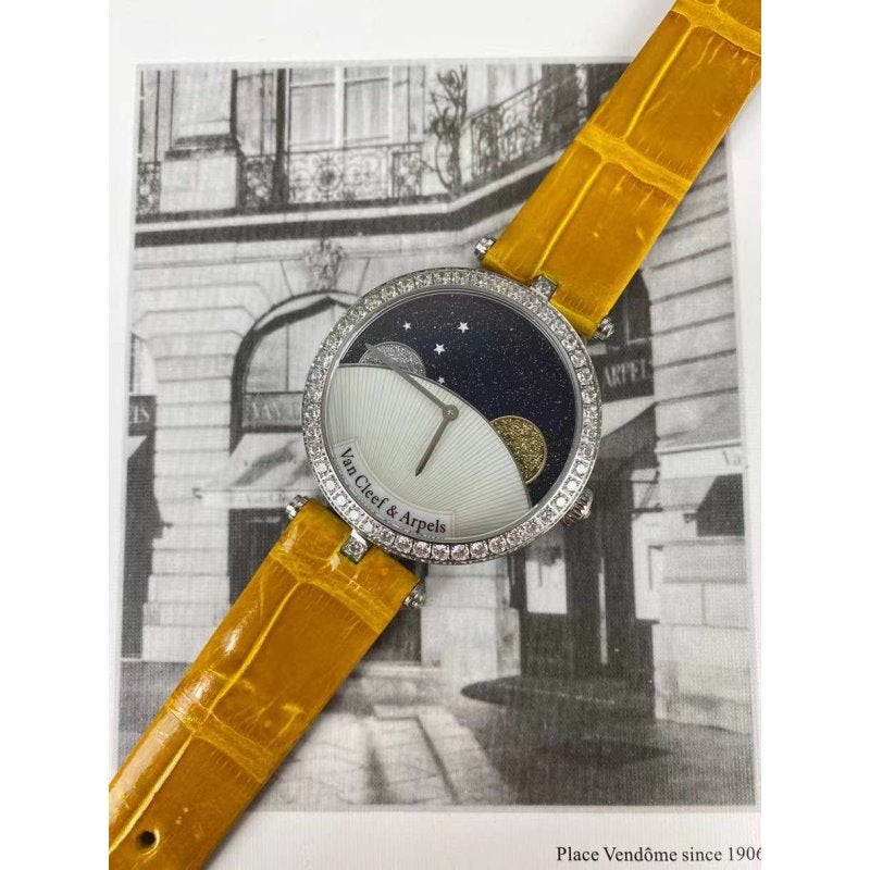 Van Cleef and Arpels Moon and Stars Wrist Watch WAT02268