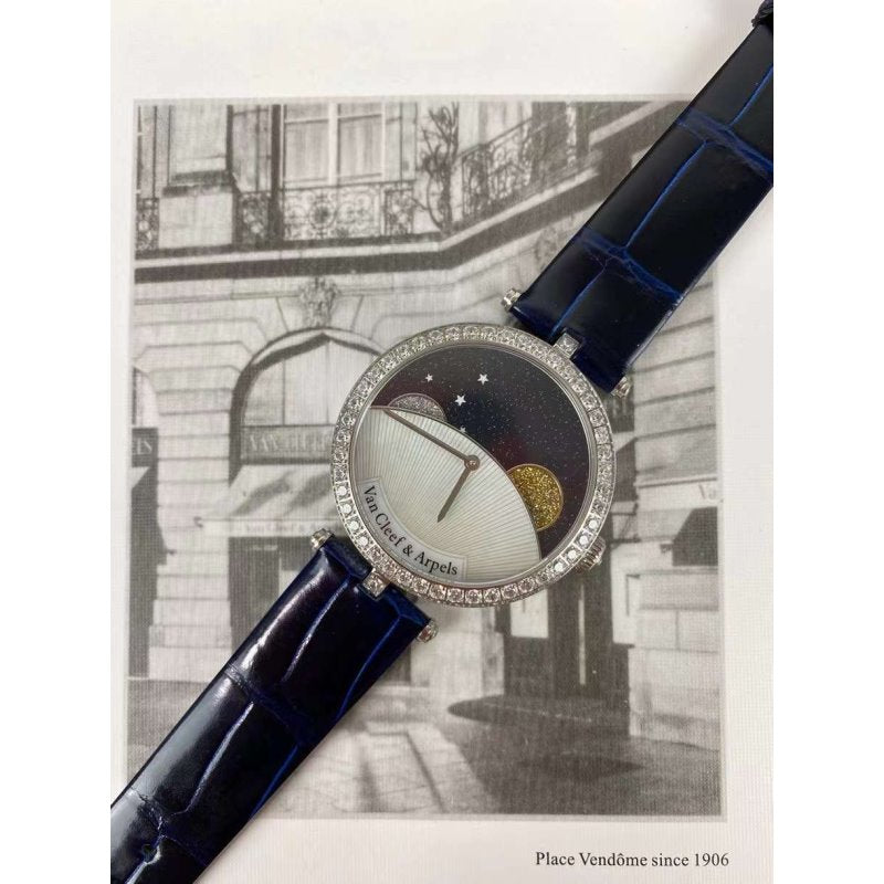Van Cleef and Arpels Moon and Stars Wrist Watch WAT02269