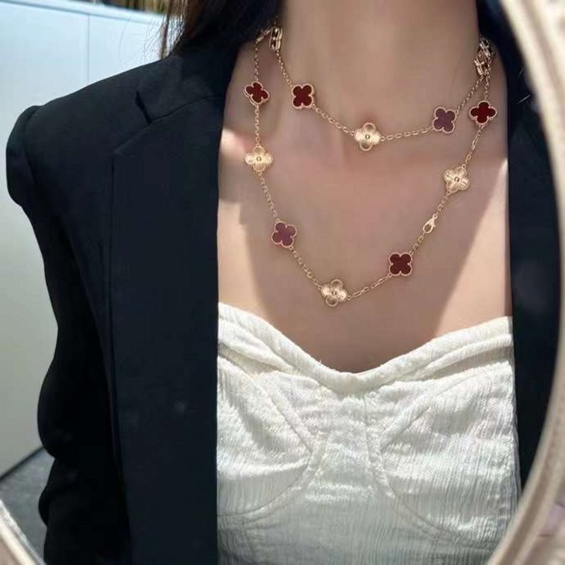 Van Cleef and Arpels Twenty Drop Fritillaria Necklace JWL00160