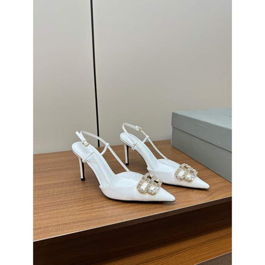 Balenciaga Diamond Buckle Heeled Sandals SH010003