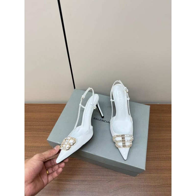 Balenciaga Diamond Buckle Heeled Sandals SH010003