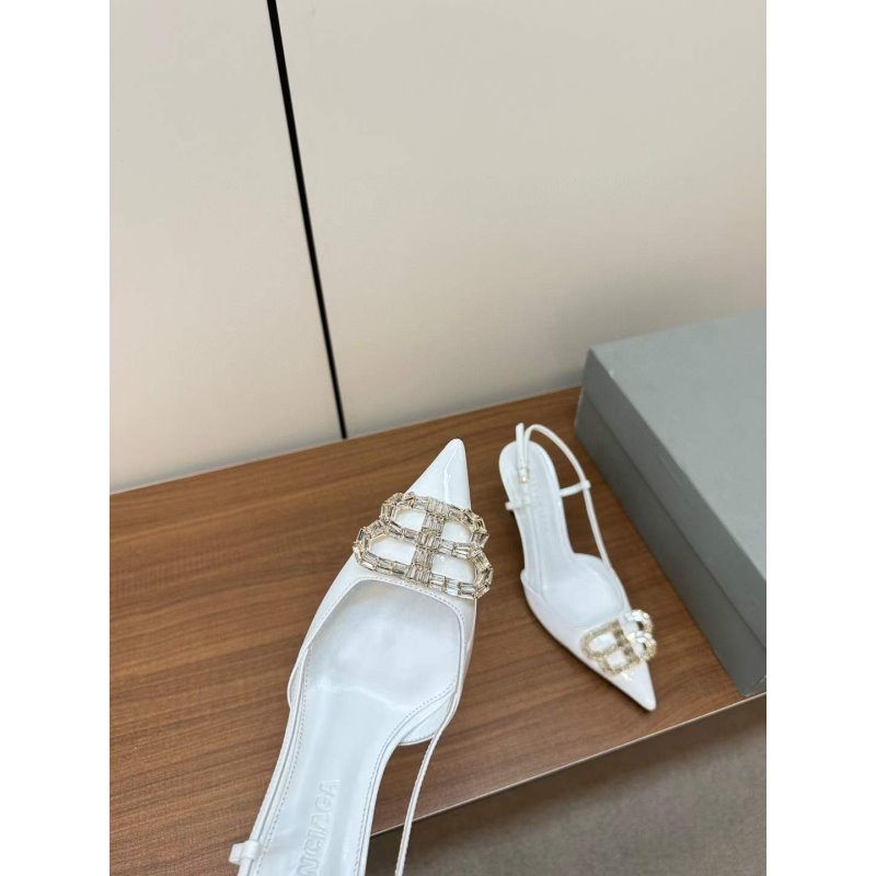Balenciaga Diamond Buckle Heeled Sandals SH010003