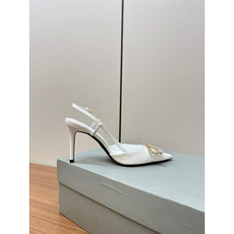 Balenciaga Diamond Buckle Heeled Sandals SH010003