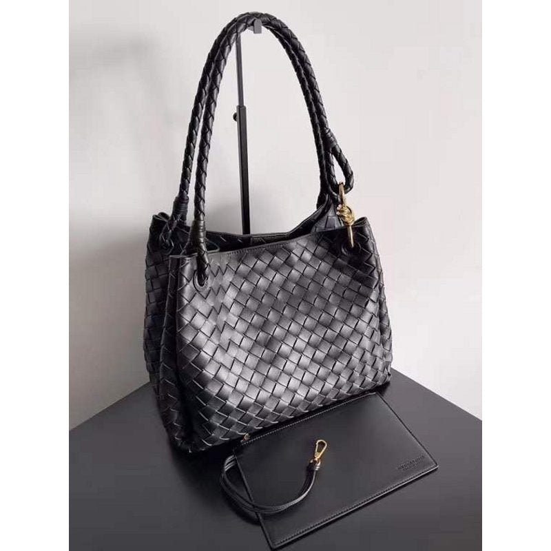 Bottega Veneta Andiamo Parachute Bag in Intrecciato Leather BGDC0066