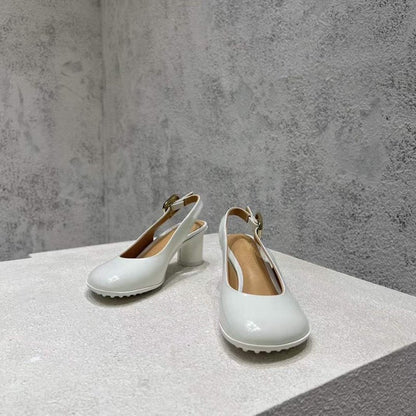 Bottega Veneta Round Head Heeled Sandals SH010021