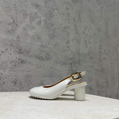 Bottega Veneta Round Head Heeled Sandals SH010021