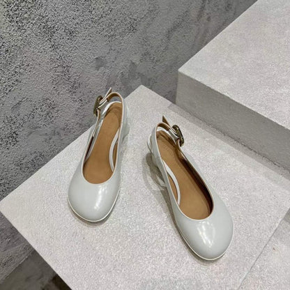 Bottega Veneta Round Head Heeled Sandals SH010021