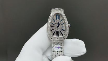 Bvlgari Snake Shadow White Shell Wrist Watch WTJN25023