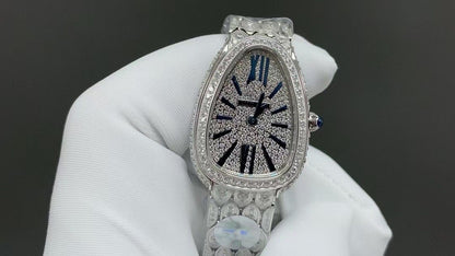 Bvlgari Snake Shadow White Shell Wrist Watch WTJN25023