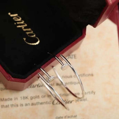Cartier Juste un Clou Nail Diamond Earrings JWLH0150