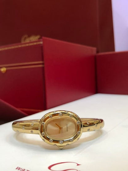 Cartier Moissanite Diamonds Wrist Watch WTJN25100