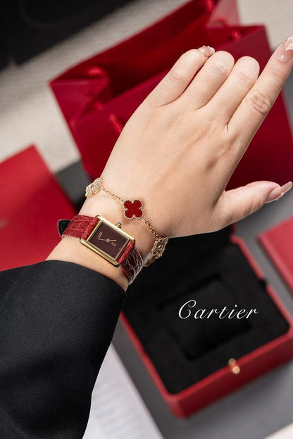 Cartier Retro Tank Wrist Watch WTJN25080