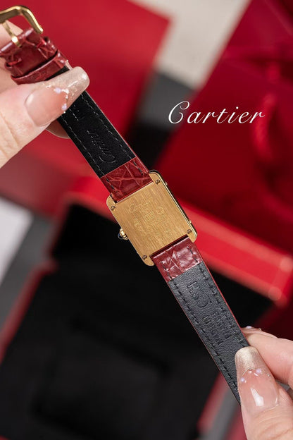 Cartier Retro Tank Wrist Watch WTJN25080