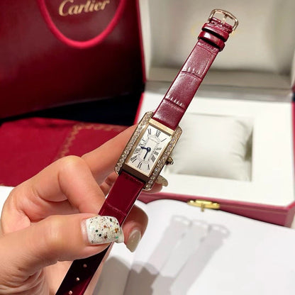 Cartier Tank Americaine De Wrist Watch WTJN25115