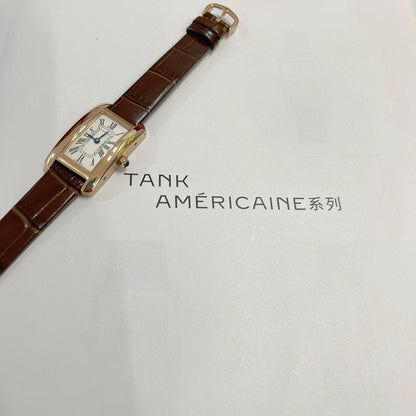 Cartier Tank Americaine De Wrist Watch WTJN25117