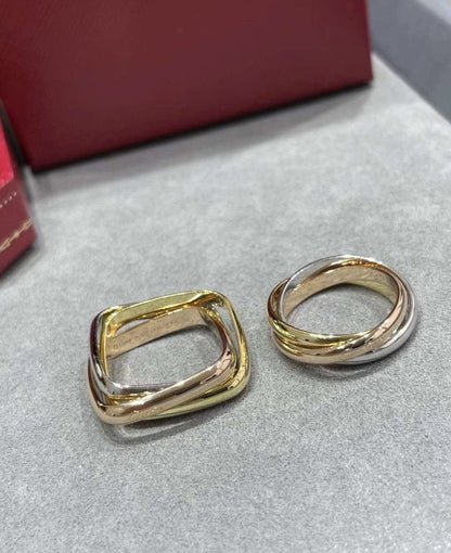 Cartier Three Ring Diamond Rings JWLH0158