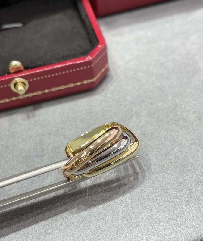 Cartier Three Ring Diamond Rings JWLH0158
