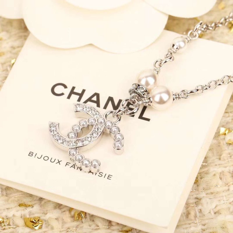 Chanel Bread round Diamond Necklace JWLH0107