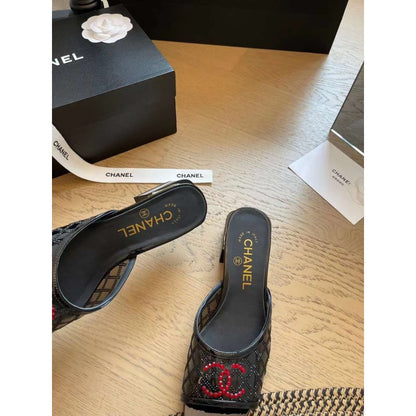 Chanel Square Headed Slippers SH010065