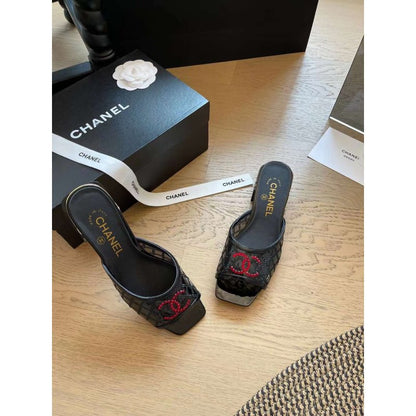 Chanel Square Headed Slippers SH010065