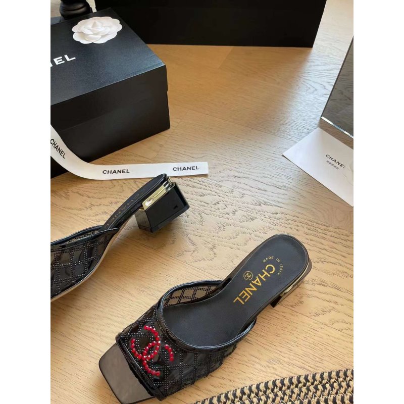 Chanel Square Headed Slippers SH010065