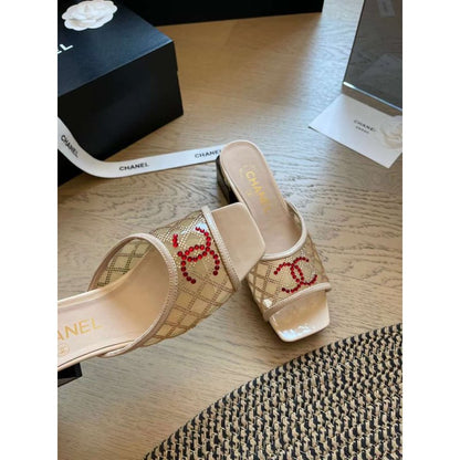 Chanel Square Headed Slippers SH010066