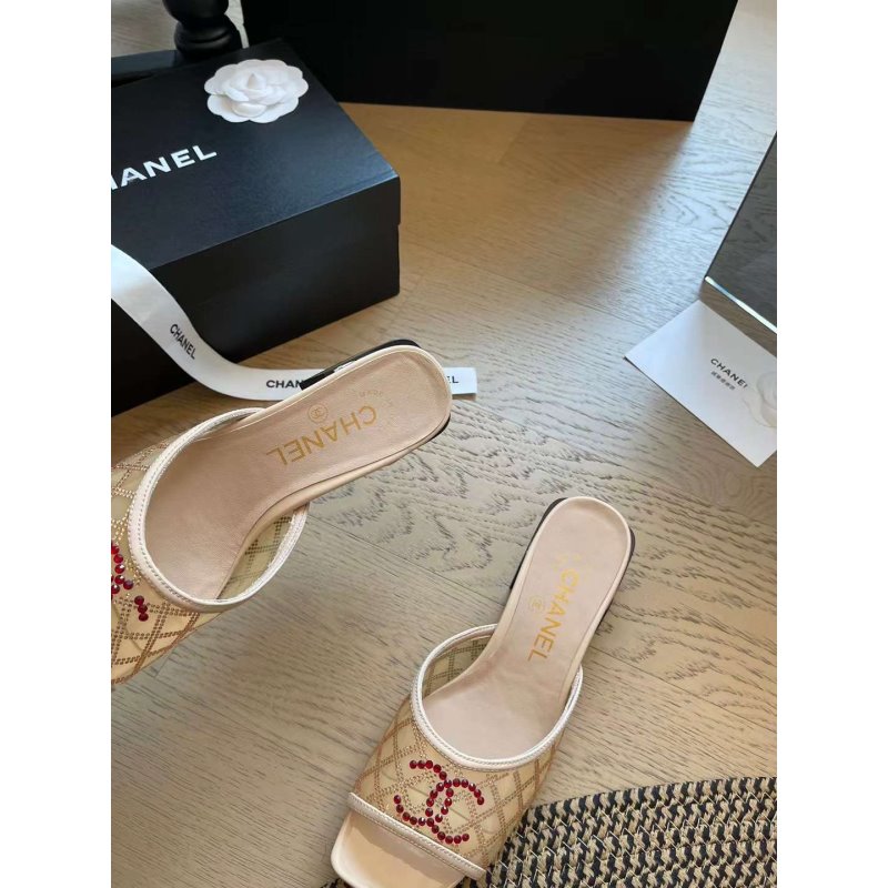 Chanel Square Headed Slippers SH010066