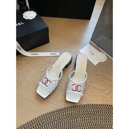 Chanel Square Headed Slippers SH010067