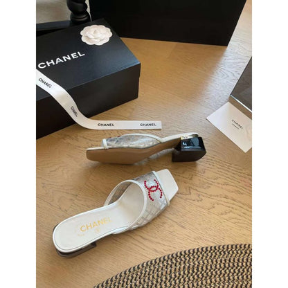 Chanel Square Headed Slippers SH010067