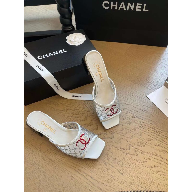 Chanel Square Headed Slippers SH010067