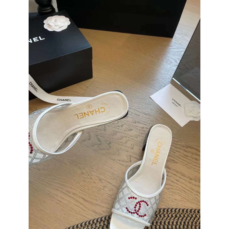 Chanel Square Headed Slippers SH010067