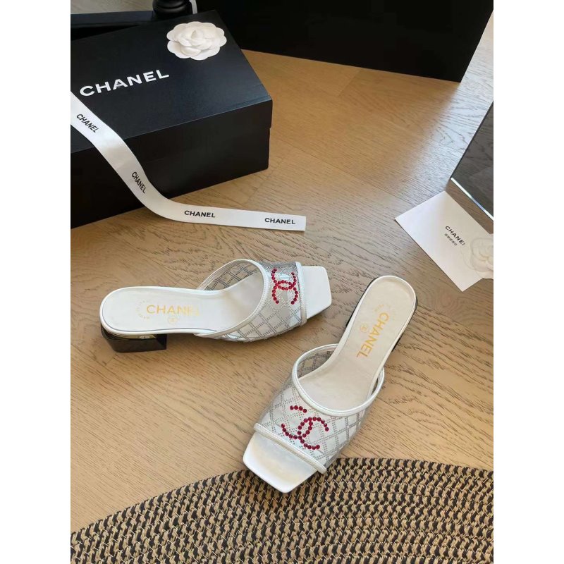 Chanel Square Headed Slippers SH010067